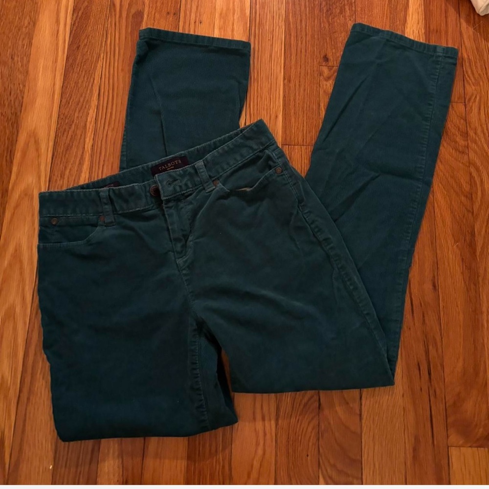 Dark Teal Corduroy Pants